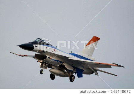 F-2 fighter jet landing F-2 fighter jet landing 141448672