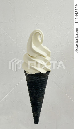 Vanilla soft serve ice cream Vanilla soft serve ice cream 141448799