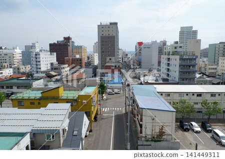 Streetscape of Aomori City Streetscape of Aomori City 141449311