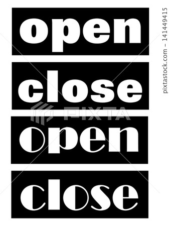 Open/Closed Sign Open/Closed Sign 141449415
