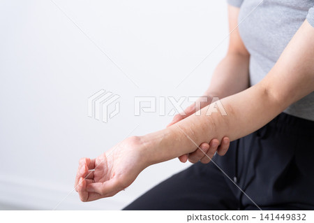 Self-harm scars and special effects makeup Self-harm scars and special effects makeup 141449832