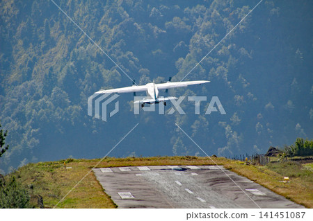 Temujin Norgay Airport (landing), the starting point for climbing Mount Everest. Temujin Norgay Airport (landing), the starting point for climbing Mount Everest. 141451087