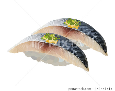 兩塊握壽司(鯖魚) 兩塊握壽司(鯖魚) 141451313