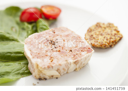 Homemade pâté de campagne slices Homemade pâté de campagne slices 141451739