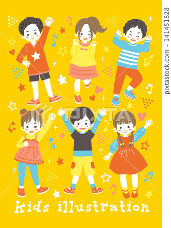Illustrations of children having fun Illustrations of children having fun 141451828