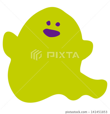 Cute and gentle ghost illustrations that aren't scary - Halloween character materials Cute and gentle ghost illustrations that aren't scary - Halloween character materials 141451853