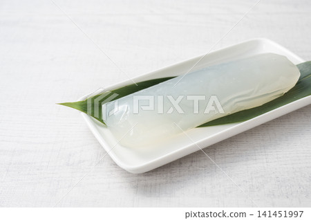 Bamboo-shaped warabi mochi Bamboo-shaped warabi mochi 141451997