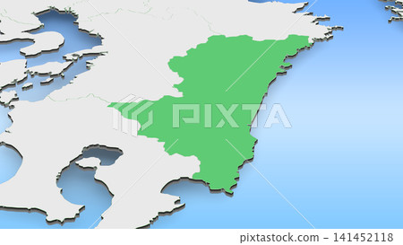 日本九州地區宮崎縣三維地圖插圖,地圖,區域地圖,區域資料 日本九州地區宮崎縣三維地圖插圖,地圖,區域地圖,區域資料 141452118
