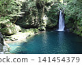 Niko-buchi and the Niyodo Blue waterfall basin in summer (Ino Town, Kochi Prefecture) 141454379
