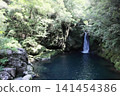 Niko-buchi and the Niyodo Blue waterfall basin in summer (Ino Town, Kochi Prefecture) 141454386