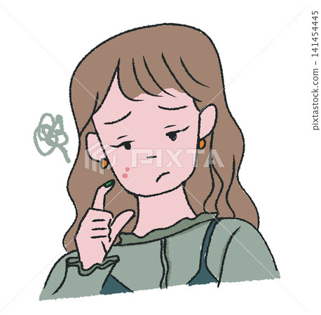 關心皮膚粗糙的女性 關心皮膚粗糙的女性 141454445