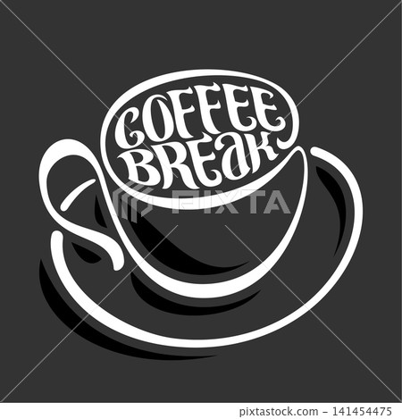 Vector logo for Coffee Break Vector logo for Coffee Break 141454475