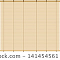 Vector illustrations of bamboo blinds and sushi mats. Vector illustrations of bamboo blinds and sushi mats. 141454561