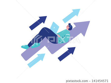 Illustration of a successful businessman Illustration of a successful businessman 141454571