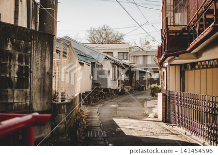 懷舊的日本街景 懷舊的日本街景 141454596