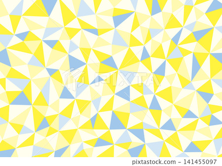 A refreshing polygon background illustration glowing yellow and blue. A refreshing polygon background illustration glowing yellow and blue. 141455097