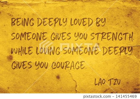 give courage Lao Tzu 141455469