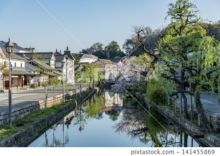Kurashiki City, Okayama Prefecture, a popular tourist destination, the townscape of the Kurashiki Bikan Historical Quarter Kurashiki City, Okayama Prefecture, a popular tourist destination, the townscape of the Kurashiki Bikan Historical Quarter 141455869