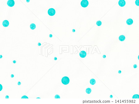清新的水彩風格波點紋理和手繪的隨機淺藍色圓點背景。 清新的水彩風格波點紋理和手繪的隨機淺藍色圓點背景。 141455982