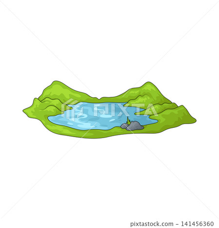 Illustration of Lake Illustration of Lake 141456360