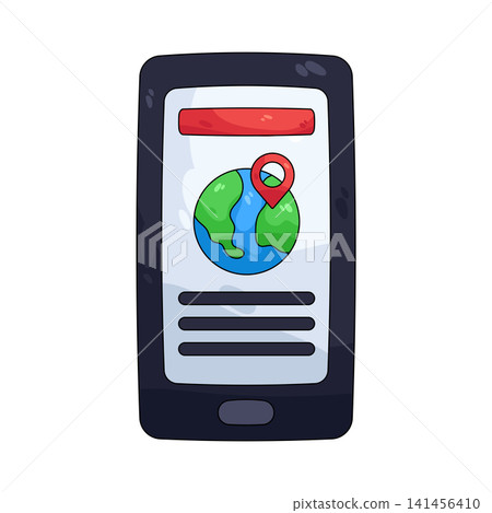 Illustration of location news Illustration of location news 141456410