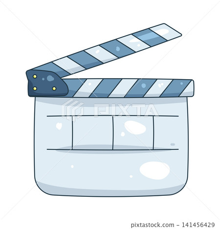 Illustration of clapperboard Illustration of clapperboard 141456429