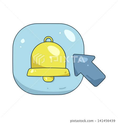 Illustration of subscribe button Illustration of subscribe button 141456439