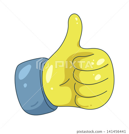 Illustration of thumbs up Illustration of thumbs up 141456441
