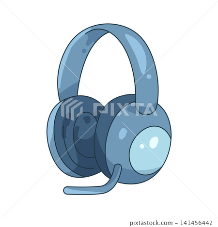 Illustration of headset support Illustration of headset support 141456442