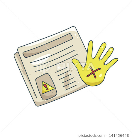Illustration of fake news Illustration of fake news 141456448