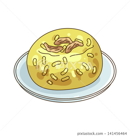 Illustration of nasi kuning Illustration of nasi kuning 141456464