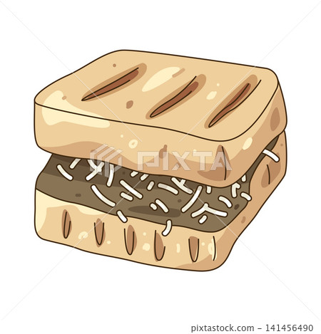 Illustration of roti bakar Illustration of roti bakar 141456490