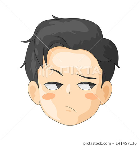 Illustration of blushing Illustration of blushing 141457136