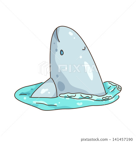 Illustration of beluga whale Illustration of beluga whale 141457190