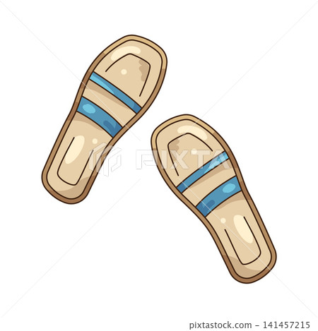 Illustration of sandals 141457215