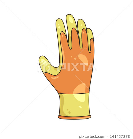 Illustration of protective gloves 141457278