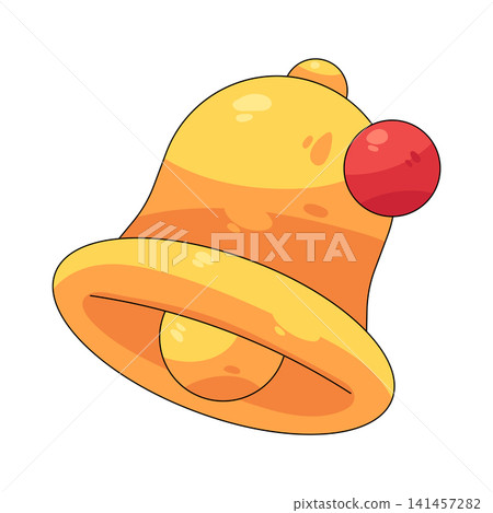 Illustration of notification bell Illustration of notification bell 141457282