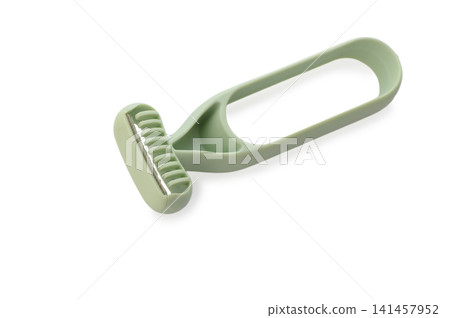Safe manual trimmer for delicate areas on a white background Safe manual trimmer for delicate areas on a white background 141457952