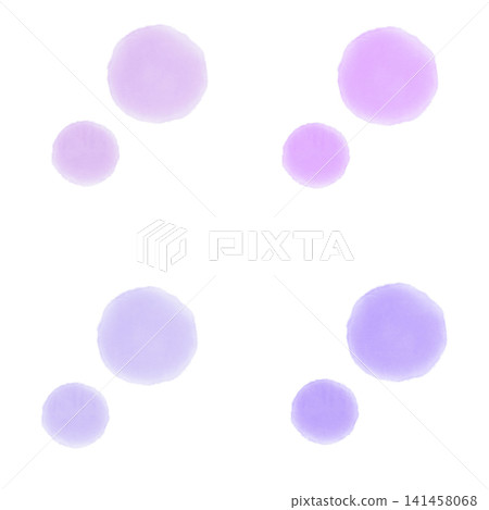 Colorful Pastel Watercolor Material Set - Purple Colorful Pastel Watercolor Material Set - Purple 141458068