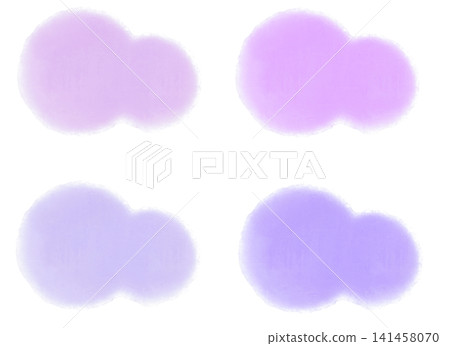 Colorful Pastel Watercolor Material Set - Purple Colorful Pastel Watercolor Material Set - Purple 141458070