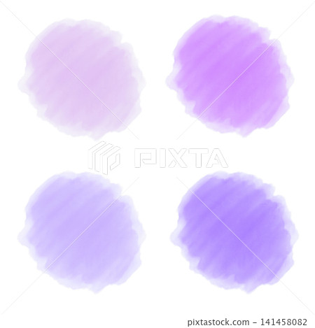Colorful Pastel Watercolor Material Set - Purple Colorful Pastel Watercolor Material Set - Purple 141458082