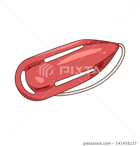 Illustration of lifeguard torpedo Illustration of lifeguard torpedo 141458237
