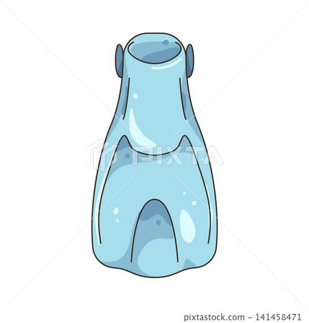 Illustration of diving fins Illustration of diving fins 141458471