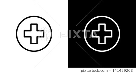 Hospital/Medical/Emergency Room (Circular Cross Icon) Hospital/Medical/Emergency Room (Circular Cross Icon) 141459208