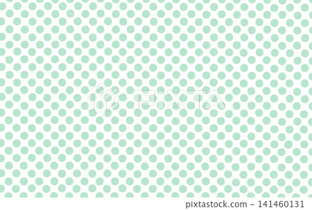 Mint green polka dot background illustration Mint green polka dot background illustration 141460131