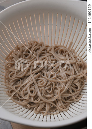 Boiled soba noodles Boiled soba noodles 141460169