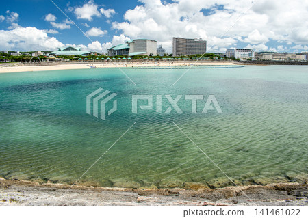 Okinawa Prefecture Ginowan City Tropical Beach Okinawa Prefecture Ginowan City Tropical Beach 141461022