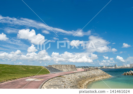 Dejima Island at Tropical Beach, Ginowan City, Okinawa Prefecture Dejima Island at Tropical Beach, Ginowan City, Okinawa Prefecture 141461024