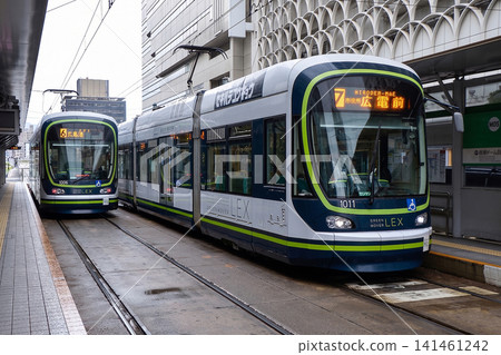 Hiroshima Electric Railroad tram Hiroshima Electric Railroad tram 141461242