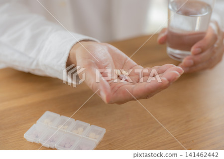 Men who take medicine Men who take medicine 141462442